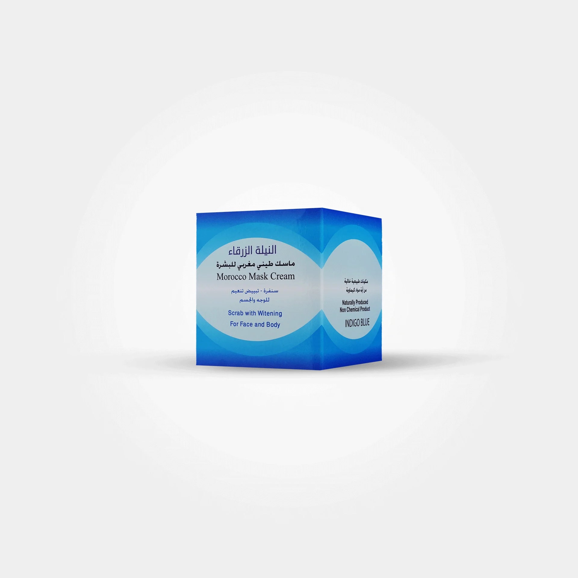 Blue Nila Moroccan Mask Cream – Scrub with Whitening for Face & Body